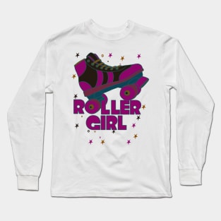 Roller Skating Sexy Shirt Long Sleeve T-Shirt